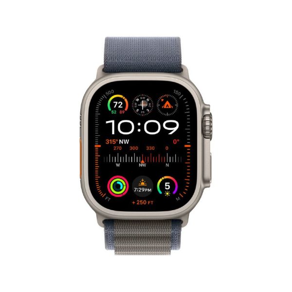 Apple Watch Series Ultra 2 GPS + Cellular 49mm Titanium Blue Alpine Loop - M - Slika 2