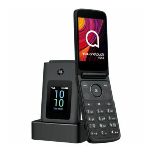 TCL 4043 preklopni telefon crn
