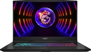 Intel Core i5-13420H (2 1 - 4 6 GHz)  16 GB (2x8GB) DDR5-5200  SSD 512 GB M.2 PCIe NVMe  43 9 cm (17 ) FHD (1920x1080) IPS LED 144 Hz  NVIDIA GeForce RTX 4050 Max-Q (6 GB GDDR6)  HDMi 2.1  1x USB-C 3.2 Gen1 (DisplayPort)  2x USB-A 3.2 Gen1 (5Gbps)  1x USB-A 2.0  Wi-Fi 6E  Bluetooth 5.3  Webcam  Backlit RGB Kbd.  Microsoft Windows 11 Home (64-bit)