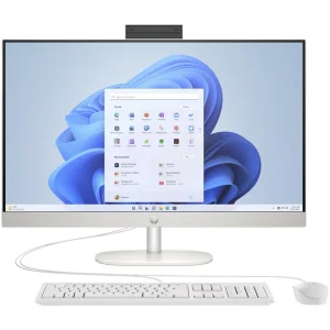 Intel Core Ultra 5 125U (1 3 GHz)  16 GB (2x8GB) DDR5-5600  SSD 512 GB M.2 PCIe NVMe  60 45 cm (23 8  ) FHD (1920x1080) UWVA LED  Intel Arc Graphics (IGP)  HDMI  1x USB-C 3.2 Gen1 (5Gbps)  2x USB-A 3.2 Gen1 (5Gbps)  2x USB-A 2.0  Wi-Fi 6  Bluetooth 5.3  Webcam  Wired Kbd.  Microsoft Windows 11 Home (64-bit)