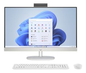 AMD Ryzen R7 7730U (2 0 GHz)  16 GB (2x8GB) DDR4-3200  SSD 512 GB M.2 PCIe NVMe  68 6 cm (27) FHD (1920x1080) UWVA IPS LED 60 Hz  AMD Radeon Graphics (IGP)  HDMI  1x USB-C (5Gbps)  2x USB-A 3.2 Gen1 (5Gbps)  2x USB-A 2.0  Wi-Fi 6  Bluetooth 5.3  Webcam  Wireless Kbd.  Microsoft Windows 11 Home (64-bit)