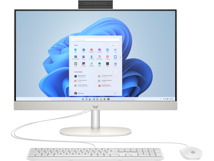Intel Core i5-1335U (1 3 GHz) 16 GB (2x8GB) DDR4-3200 SSD 512 GB M.2 PCIe NVMe 60 45 cm (23 8 ) FHD (1920x1080) UWVA LED Intel Iris Xe Graphics (IGP) HDMI 1x USB-C 3.2 Gen1 (5Gbps) 2x USB-A 3.2 Gen1 (5Gbps) 2x USB-A 2.0 Wi-Fi Bluetooth Webcam Wired Kbd. Microsoft Windows 11 Home (64-bit)
