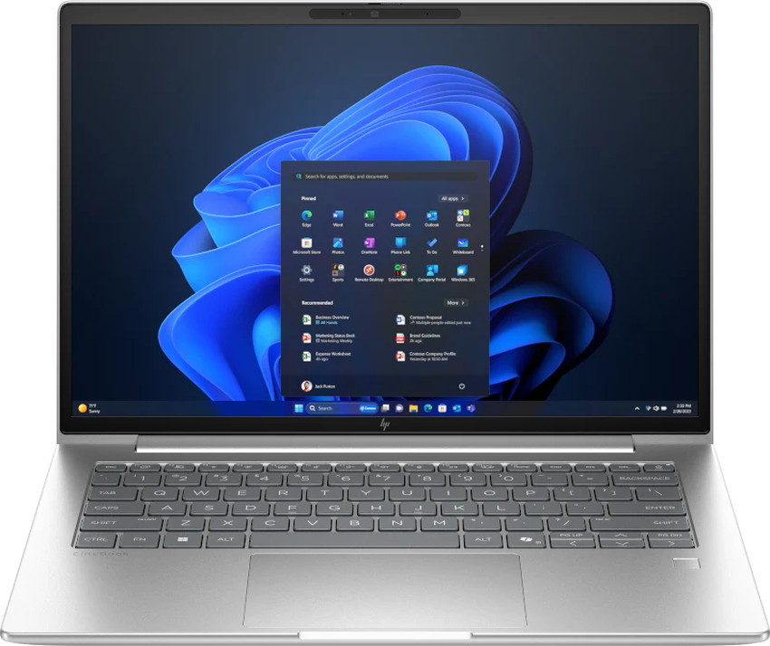 Intel Core Ultra 7 255U (2 0 GHz) 35 6 cm (14 0) WUXGA (1920x1200) AG UWVA LED IPS 60 Hz 32 GB (2x16GB) DDR5-5600 SSD 512 GB M.2 PCIe NVMe Intel Xe Graphics (IGP) HDMI 2.1 2x Thunderbolt 4 (USB-C DisplayPort - 40Gbps) 2x USB-A 3.2 Gen1 (5Gbps) Wi-Fi 7 (2x2) Bluetooth 5.4 Webcam Fingerprint Backlit Kbd. Microsoft Windows 11 Pro (64-bit)