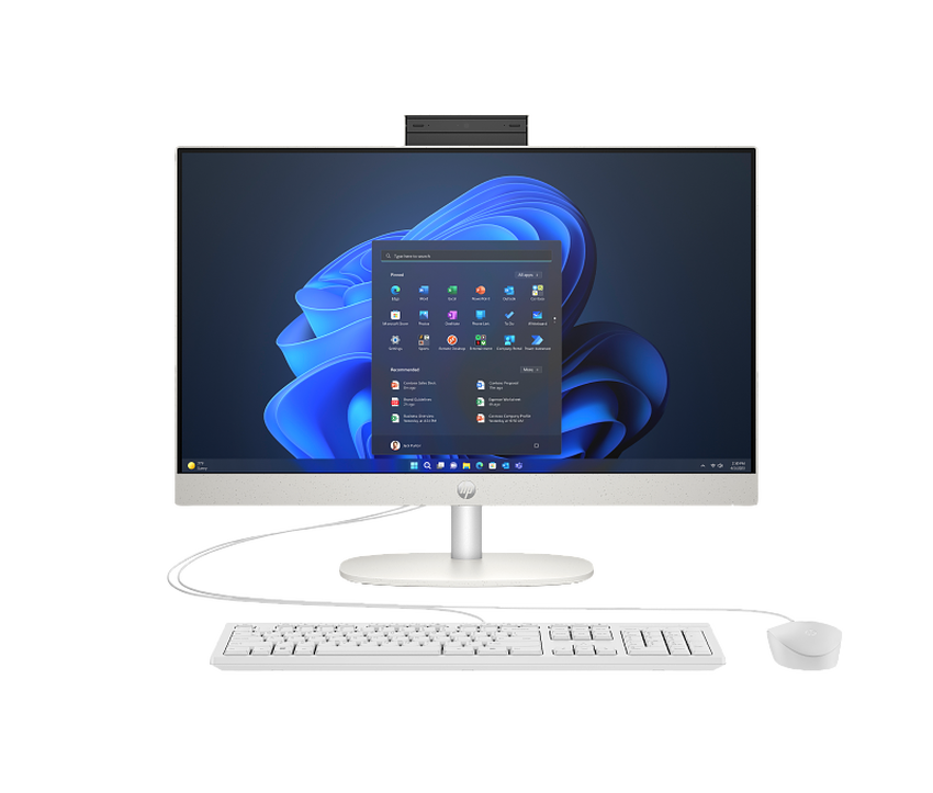 Intel Core i3-N300 (0 8 - 3 8 GHz) 4 GB DDR4-3200 SSD 512 GB M.2 PCIe NVMe Intel UHD Graphics (IGP) Wi-Fi 6 (2x2) Bluetooth 5.3 Webcam 60 5 cm (23 8) FHD (1920x1080) AG LED HDMI 1x USB-C 3.2 Gen1 (5Gbps) 2x USB-A 3.2 Gen2 (5Gbps) 2x USB-A 2.0 (480Mbps) Wired Kbd. Microsoft Windows 11 Pro (64-bit)