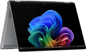 AMD Ryzen 7 350 (2 0 GHz)  16 GB LPDDR5X-7500  40 6 cm (16 0) 2.8K (2880x1800) OLED TouchScren 120Hz  SSD 1 TB PCIe NVMe  AMD Radeon 860M Graphics (IGP)  HDMI 2.1  1x USB-C 4.0 (40Gbps - DisplayPort 2.1)  1x USB-C 3.2 Gen2 (10Gbps - DisplayPort)  2x USB-A 3.2 Gen1 (5Gbps)  Wi-Fi 7 (2x2)  Bluetooth 5.4  Webcam  Backlit Kbd.  Microsoft Windows 11 Home (64-bit)