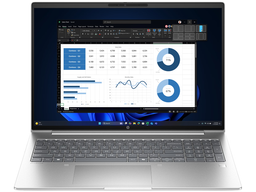 Intel Core Ultra 5 225U (1 5 GHz) 40 6 cm (16 0 ) WUXGA (1920x1200) IPS AG WLED 16 GB DDR5-5600 SSD 512 GB M.2 PCIe NVMe Intel Graphics (IGP) 1x HDMI 2.1 2x USB-C 3.2 Gen2 (10Gbps - DisplayPort) 2x USB-A 3.2 Gen1 (5Gbps) Wi-Fi 6E AX211 Bluetooth 5.3 Webcam Std. Kbd. Microsoft Windows 11 Pro (64-bit)