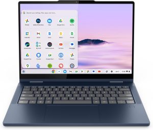 Intel® Core™ 3 N355   Octa-Core (8C 8T)   Turbo Speed 3 9 GHz  8 GB LPDDR5 ugrađena (ONBOARD)  256 GB UFS 2.2  35 6 cm (14 0)  Sjajni (BrightView)  Zaslon na dodir  WUXGA   1920 x 1200  Intel® Graphics Media Accelerator  HDMI  USB-C  2x USB  Osvijetljena tipkovnica  Čitač kartica  ChromeOS