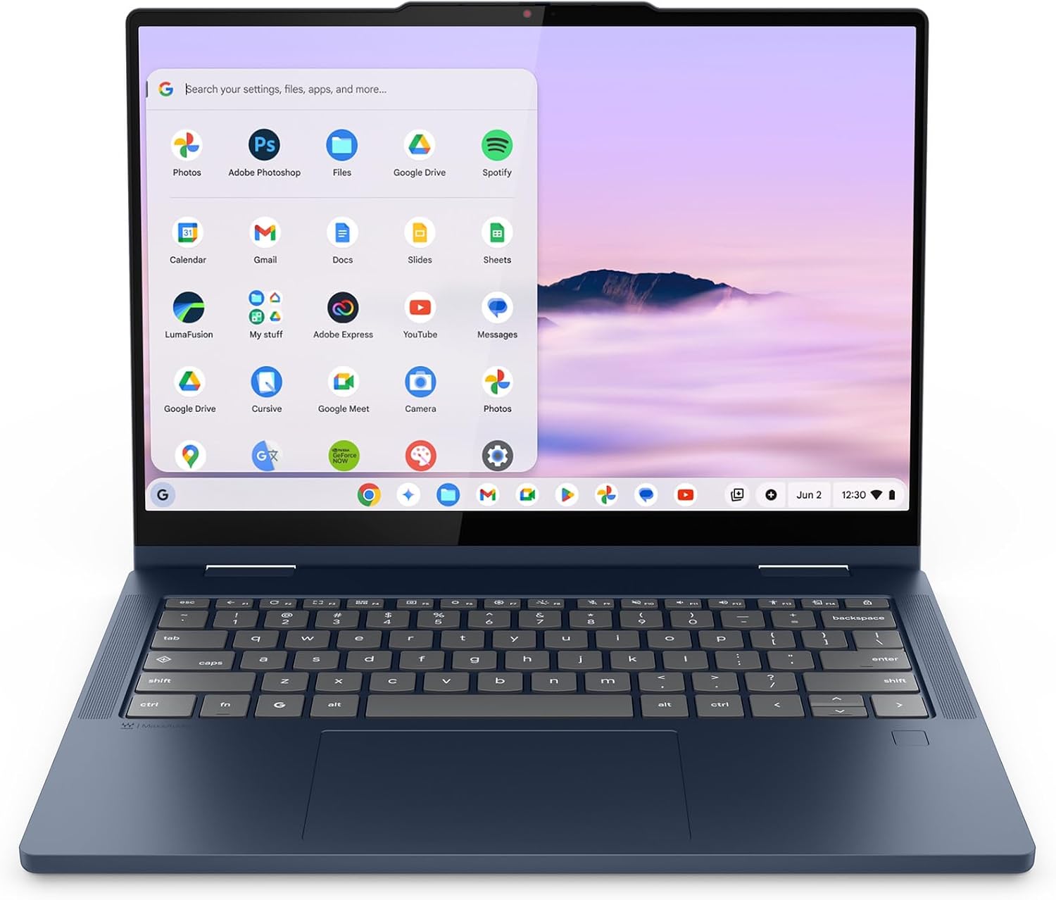 Intel® Core™ 3 N355 Octa-Core (8C 8T) Turbo Speed 3 9 GHz 8 GB LPDDR5 ugrađena (ONBOARD) 256 GB UFS 2.2 35 6 cm (14 0) Sjajni (BrightView) Zaslon na dodir WUXGA 1920 x 1200 Intel® Graphics Media Accelerator HDMI USB-C 2x USB Osvijetljena tipkovnica Čitač kartica ChromeOS