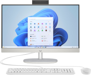 AMD Ryzen 5 7520U (2 8 GHz)  8 GB LPDDR5-5500  SSD 512 GB M.2 PCIe NVMe  60 45 cm (23 8  ) FHD (1920x1080) UWVA LED  AMD Radeon 610M Graphics (IGP)  HDMI  1x USB-C (5Gbps)  2x USB-A 3.2 Gen1 (5Gbps)  2x USB-A 2.0  Wi-Fi 6  Bluetooth 5.3  Webcam  Wired Kbd.  Microsoft Windows 11 Home (64-bit)