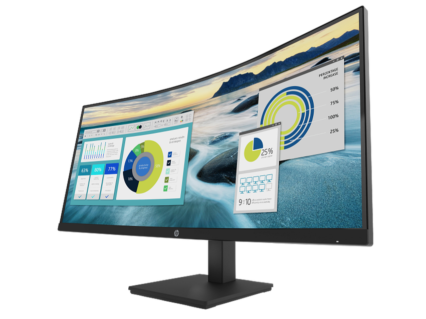 Monitor HP P34hc G4 86,4 cm (34″) 3440x1440 (UWQHD) VA LED 100 Hz ukrivljen - Slika 3